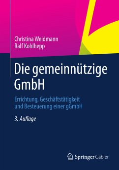 Die gemeinnützige GmbH (eBook, PDF) - Weidmann, Christina; Kohlhepp, Ralf