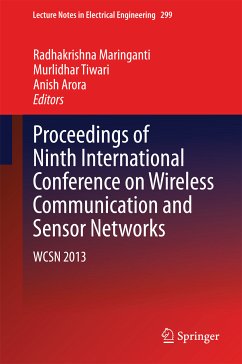 Proceedings of Ninth International Conference on Wireless Communication and Sensor Networks (eBook, PDF)