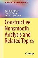 Cover Constructive Nonsmooth Analysis and Related Topics (eBook, PDF)