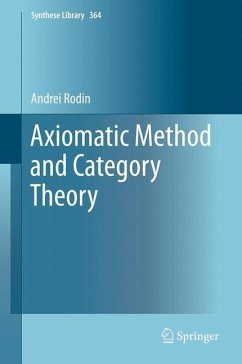 Axiomatic Method and Category Theory (eBook, PDF) - Rodin, Andrei