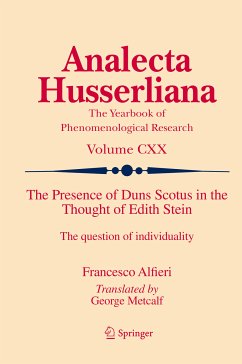 The Presence of Duns Scotus in the Thought of Edith Stein (eBook, PDF) - Alfieri, Francesco