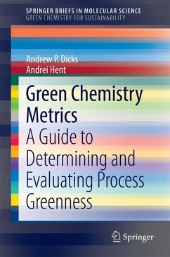 Green Chemistry Metrics (eBook, PDF) - P. Dicks, Andrew; Hent, Andrei