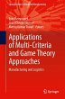 Applications of Multi-Criteria and Game... - Bild 1