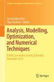 Analysis, Modelling, Optimization, and Numerical Techniques (eBook, PDF)