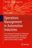 Operations Management in Automotive Industries (eBook, PDF)