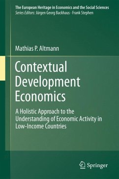 Contextual Development Economics (eBook, PDF) - Altmann, Matthias P.