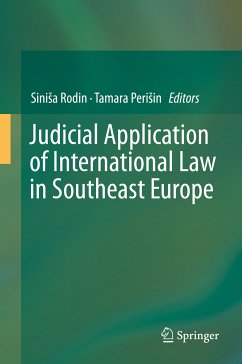 Judicial Application of International Law in Southeast Europe (eBook, PDF)