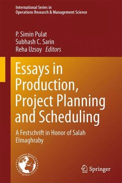 Essays in Production, Project Planning and Scheduling (eBook, PDF)