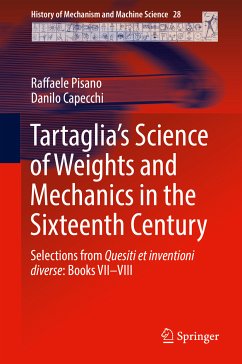 Tartaglia’s Science of Weights and Mechanics in the Sixteenth Century (eBook, PDF) - Pisano, Raffaele; Capecchi, Danilo