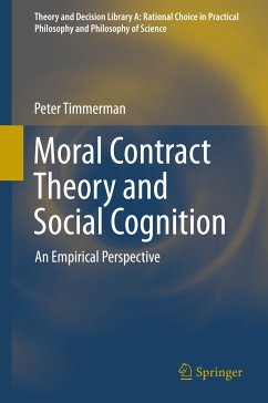 Moral Contract Theory and Social Cognition (eBook, PDF) - Timmerman, Peter