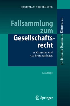 Fallsammlung zum Gesellschaftsrecht (eBook, PDF) - Armbrüster, Christian