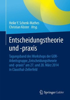 Entscheidungstheorie und –praxis (eBook, PDF)