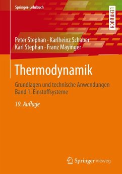 Thermodynamik (eBook, PDF) - Stephan, Peter; Schaber, Karlheinz; Stephan, Karl; Mayinger, Franz