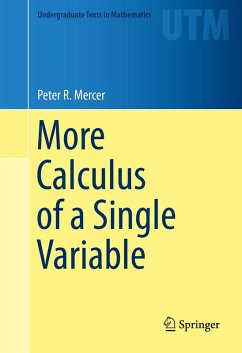 More Calculus of a Single Variable (eBook, PDF) - Mercer, Peter R.