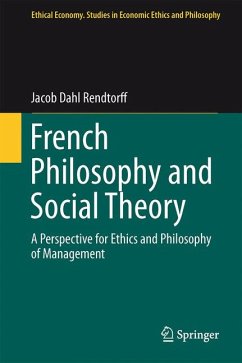 French Philosophy and Social Theory (eBook, PDF) - Rendtorff, Jacob Dahl