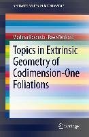 Topics in Extrinsic Geometry of Codimension-One Foliations (eBook, PDF) - Rovenski, Vladimir; Walczak, Pawel