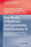 New Results in Numerical and Experimental Fluid Mechanics IX (eBook, PDF)