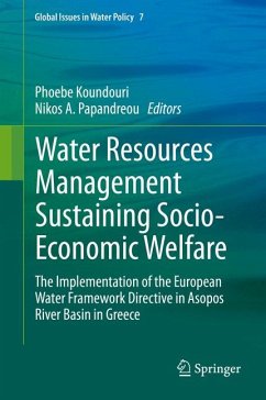 Water Resources Management Sustaining Socio-Economic Welfare (eBook, PDF)