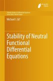 Stability of Neutral Functional Differential Equations (eBook, PDF)