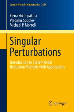 Singular Perturbations (eBook, PDF) - Shchepakina, Elena; Sobolev, Vladimir; Mortell, Michael P.