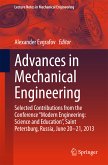 Advances in Mechanical Engineering (eBook, PDF)