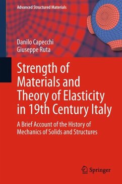 Strength of Materials and Theory of Elasticity in 19th Century Italy (eBook, PDF) - Capecchi, Danilo; Ruta, Giuseppe