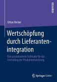 Wertschöpfung durch Lieferantenintegration (eBook, PDF)