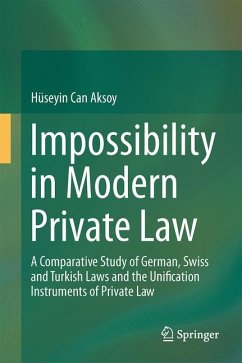 Impossibility in Modern Private Law (eBook, PDF) - Aksoy, Hüseyin Can
