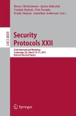 Security Protocols XXII (eBook, PDF)