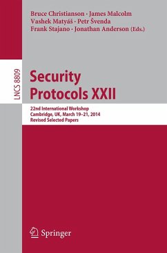 Cover Security Protocols XXII (eBook, PDF)