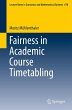 Fairness in Academic Course Timetabling... - Bild 1