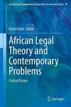 African Legal Theory and Contemporary Problems (eBook, PDF)