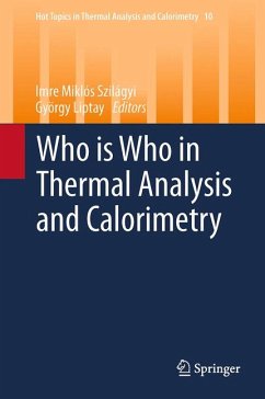 Who is Who in Thermal Analysis and Calorimetry (eBook, PDF)