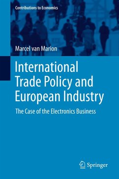 International Trade Policy and European Industry (eBook, PDF) - van Marion, Marcel