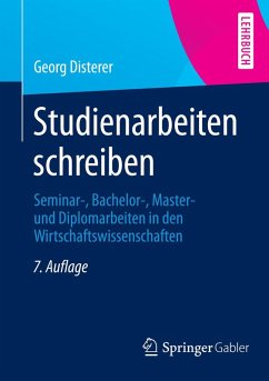 Studienarbeiten schreiben (eBook, PDF) - Disterer, Georg