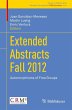 Extended Abstracts Fall 2012 (eBook,... - Bild 1