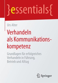 Verhandeln als Kommunikationskompetenz (eBook, PDF) - Alter, Urs