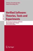 Verified Software: Theories, Tools and Experiments (eBook, PDF)
