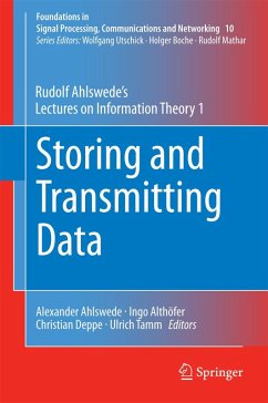 Storing and Transmitting Data (eBook, PDF) - Ahlswede, Rudolf