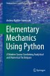 Elementary Mechanics Using Python... - Bild 1