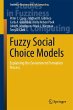 Fuzzy Social Choice Models (eBook, PDF) - Bild 1