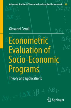 Econometric Evaluation of Socio-Economic Programs (eBook, PDF) - Cerulli, Giovanni