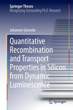 Quantitative Recombination and Transport Properties in Silicon from Dynamic Luminescence (eBook, PDF) - Giesecke, Johannes