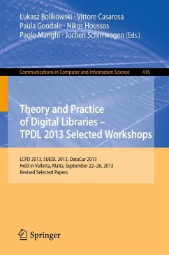 Theory and Practice of Digital Libraries -- TPDL 2013 Selected Workshops (eBook, PDF)