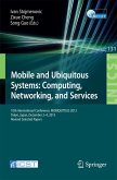 Mobile and Ubiquitous Systems: Computing, Networking, and Services (eBook, PDF)