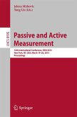 Passive and Active Measurement (eBook, PDF)