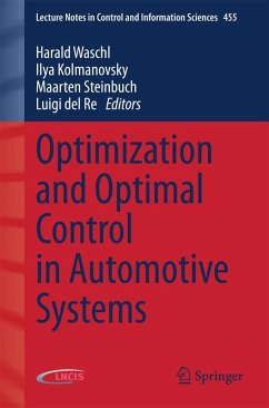 Optimization and Optimal Control in Automotive Systems (eBook, PDF)