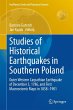 Studies of Historical Earthquakes in... - Bild 1
