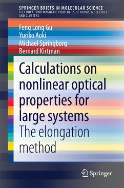 Calculations on nonlinear optical properties for large systems (eBook, PDF) - Gu, Feng Long; Aoki, Yuriko; Springborg, Michael; Kirtman, Bernard