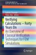 Verifying Calculations - Forty Years On... - Bild 1
